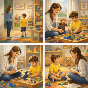 روند اجرای جلسه بازی درمانی